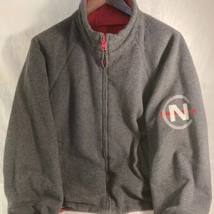 Vintage 90s Nautica Competition Reversible Fleece